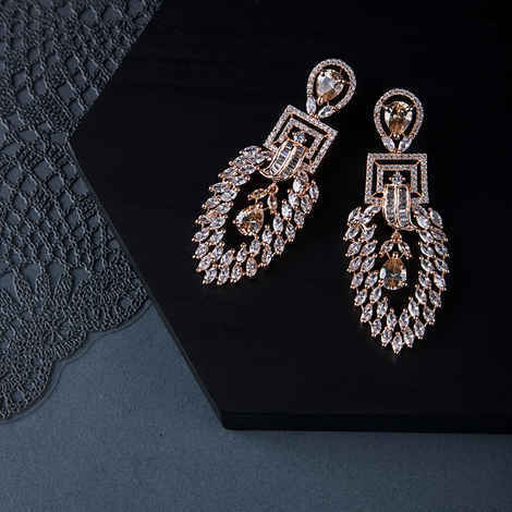 Buy Queen Be Rosy Queen Earrings - Purplle