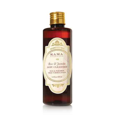 Buy Kama Ayurveda Rose And Jasmine Body Cleanser (200 ml) - Purplle