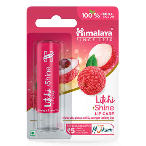 Buy Himalaya Litchi Shine Lip Care (4.5 g) - Purplle