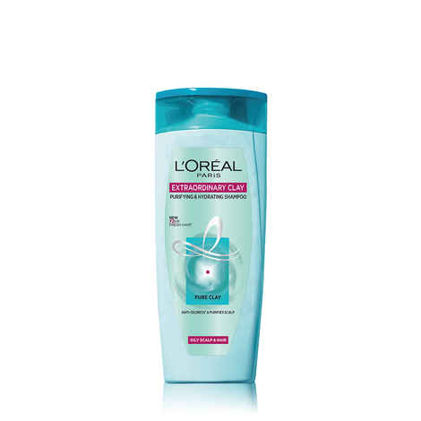 Buy L'Oreal Paris Extraordinary Clay Shampoo (360 ml + 36 ml) - Purplle