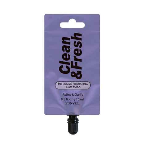 Buy EUNYUL Clean & Fresh Intensive Hydrating Clay Mask Pouch Pack - Purplle