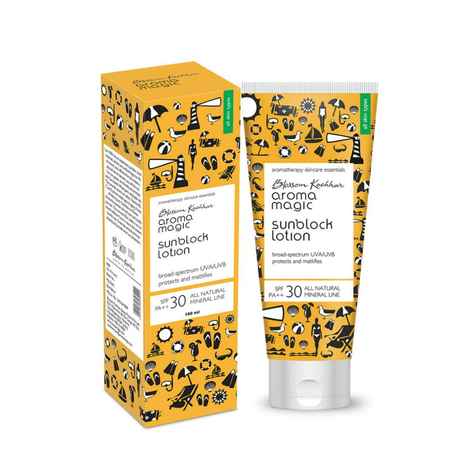 Buy Aroma Magic Sunblock Lotion (100 ml) - Purplle