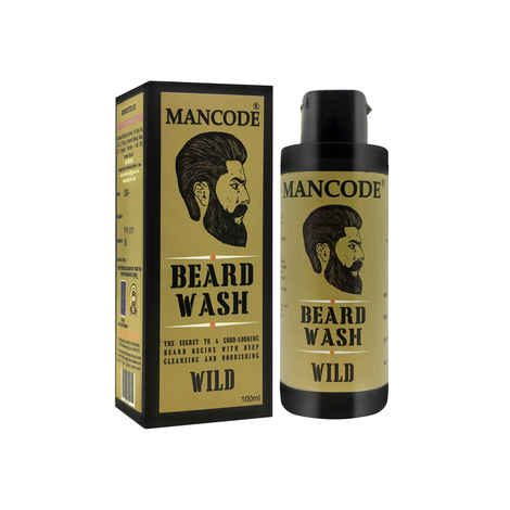 Buy Mancode Beard Wash Wild (100 ml) - Purplle