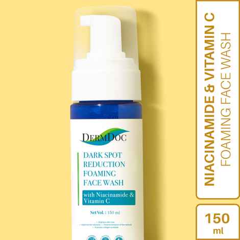 Buy DermDoc Dark Spot Reduction Foaming Face Wash with Niacinamide& Vitamin C (150ml) - Purplle