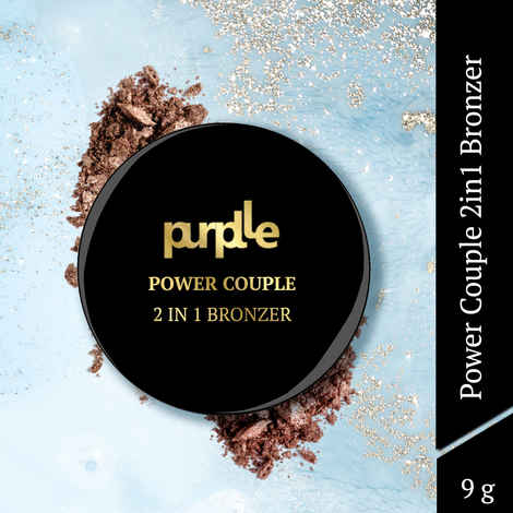 Buy Purplle Power Couple 2 in 1 Bronzer | Long Lasting | Matte | Shimmer | Buildable Coverage | High Pigmentation - Purplle