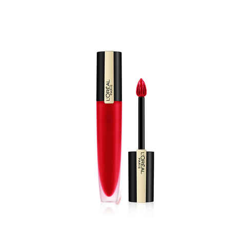 Buy L'Oreal Paris Rouge Signature Matte Liquid Lipstick,137 Red - Purplle