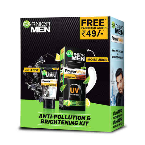 Garnier Powewhite Moiturizer (40 g) + Free Powerwhite Facewash (25 g)