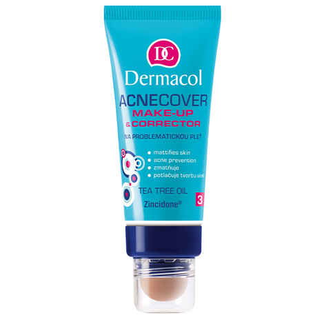 Buy Dermacol ACNECOVER MAKE-UP AND CORRECTOR NO.3 - Purplle