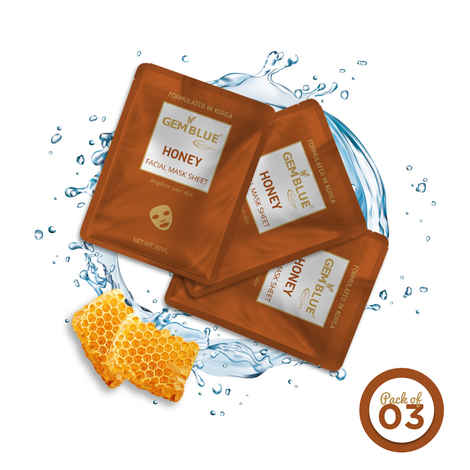 Buy Gemblue Biocare Honey Facial Mask Sheet - Purplle