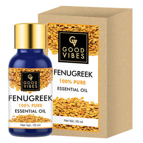 Buy Good Vibes 100% Pure Essential Oil - Fenugreek (10 ml) - Purplle
