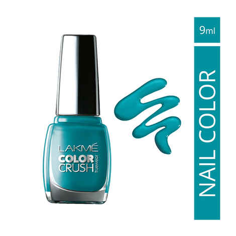 Buy Lakme True Wear Color Crush Nail Color Blue 27 (9 ml) - Purplle
