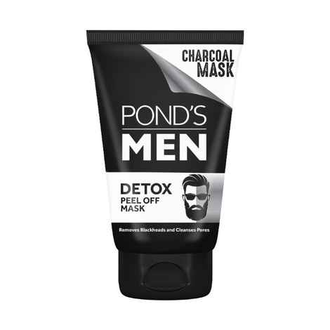 Buy POND'S Men Activated Charcoal Detox Peel Off Mask 75 g - Purplle