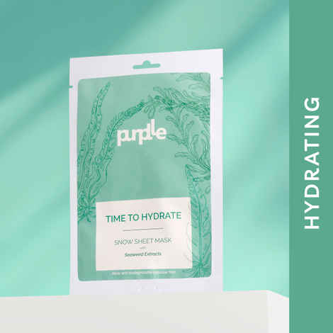 Buy Purplle Hydrating Snow Sheet Mask with Seaweed Extracts (20 ml) - Purplle