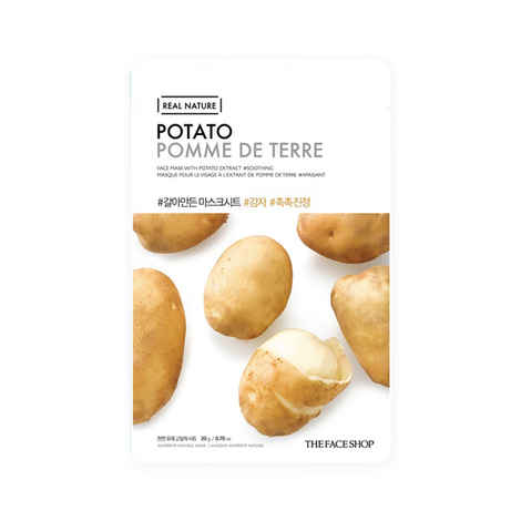 Buy The Face Shop Real Nature Potato Face Mask (Sheet Mask 20g) - Purplle