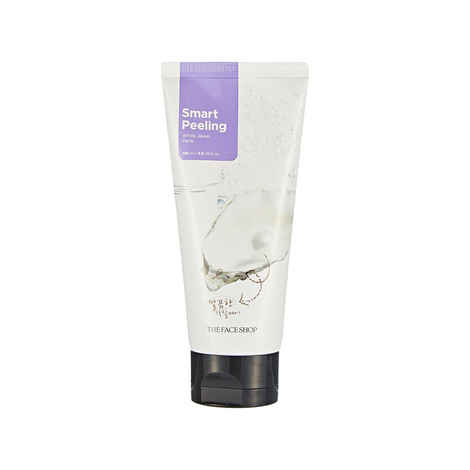 The Face Shop Smart Peeling White Jewel Perle, brightening face scrub for tan removal 120 ml