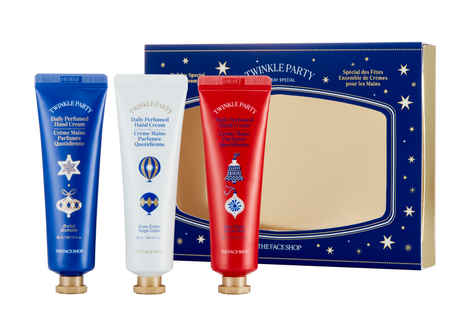 Buy The Face Shop Holiday Special Daily Perfumed Hand Cream Set - Purplle
