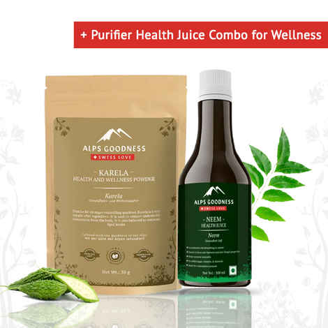 Buy Alps Goodness Purifier Health Juice Combo for Wellness (Neem + Karela) - Purplle