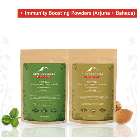 Buy Alps Goodness Immunity Strengthening Powders Combo (Arjuna + Baheda) - Purplle