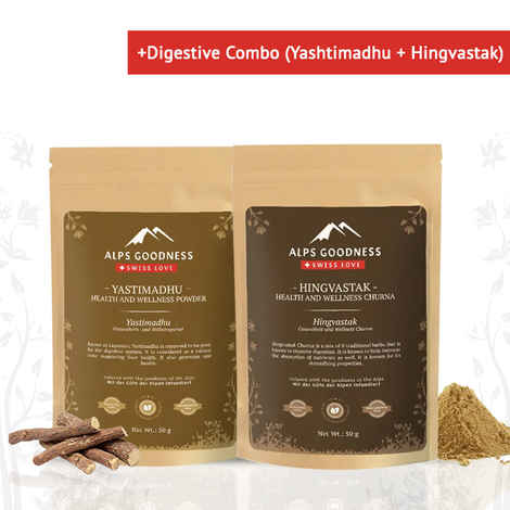 Buy Alps Goodness Digestion Enhancing Powders (Yashtimadhu (Liquorice) + Hingvastak) - Purplle