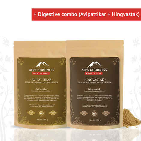 Buy Alps Goodness Digestion Improving Powders (Avipattikar + Hingvastak) - Purplle