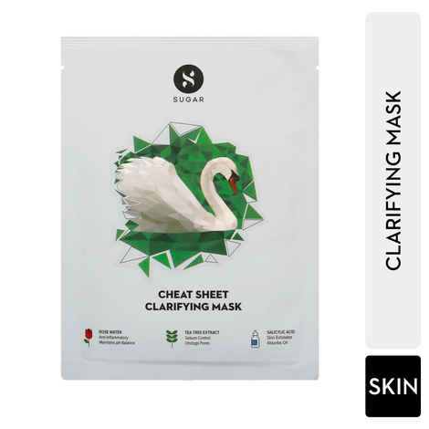 Buy SUGAR Cosmetics Cheat Sheet Clarifying Mask - Purplle