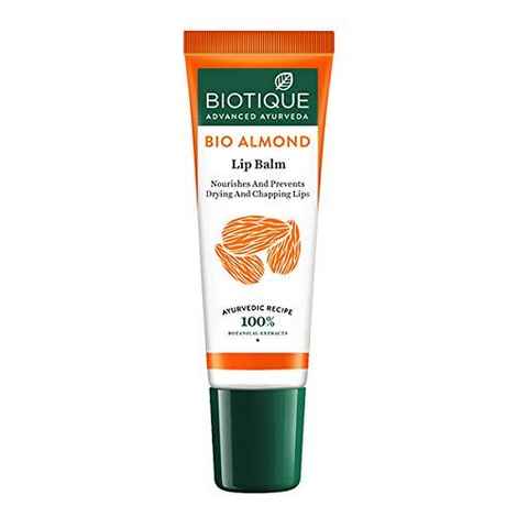 Buy Biotique Bio Almond Lip Balm (10 g)(Pack of 4) - Purplle