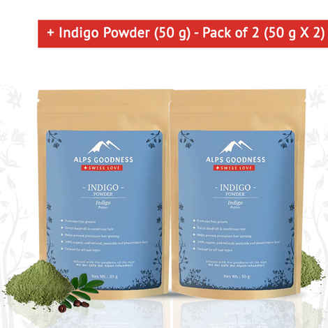 Alps Goodness Powder - Indigo (50 g) - Pack of 2 (50 g X 2)