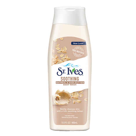 Buy St.Ives Soothing Oatmeal & Shea Butter Body Wash (400 ml) - Purplle