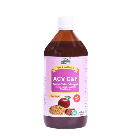 Buy Dr. Patkar's Apple Cider Vinegar with Cinnamon and Fenugreek (500 ml) - Purplle