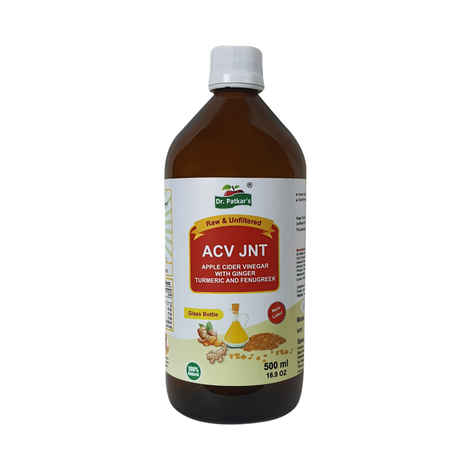 Buy Dr. Patkar's Apple Cider Vinegar With Ginger Turmeric And Fenugreek (500 ml) - Purplle