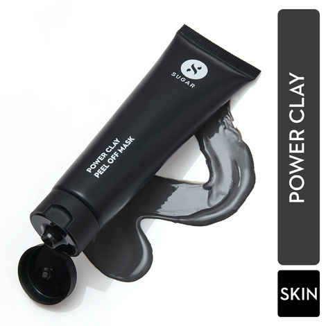 Buy SUGAR Cosmetics Power Clay Peel off mask with Charcoal, 50 ml - Purplle