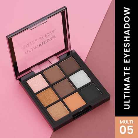 Buy Swiss Beauty Ultimate Eyeshadow Palette Kit - Multi-05 (9 g) - Purplle