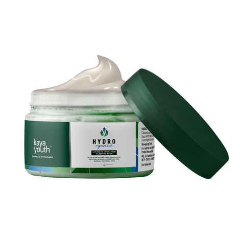 Kaya Youth Hydro Replenish Ultimate Hydration Overnight Leave On Sleeping Pack, Enriched with Pure Aloe Vera Gel for 24 hours Hydrated Skin, Overnight Hydration for a Morning Glow (45 g)