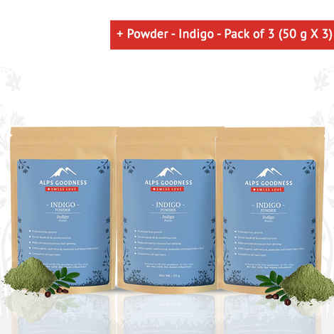 Alps Goodness Powder - Indigo - Pack of 3 (50 g X 3)