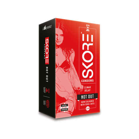 Buy Skore Notout 20's - Climax Delay Condoms - Purplle