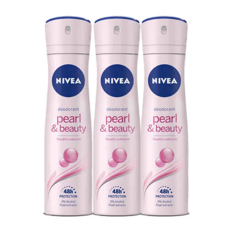 Buy Nivea Fresh Natural Womens Deodorant, Pack of 3 - Purplle