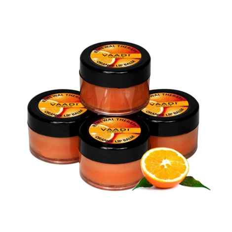Buy Vaadi Herbals Orange & Shea Butter Lip Balm Value Pack Of 4 (4 X 10 g) - Purplle
