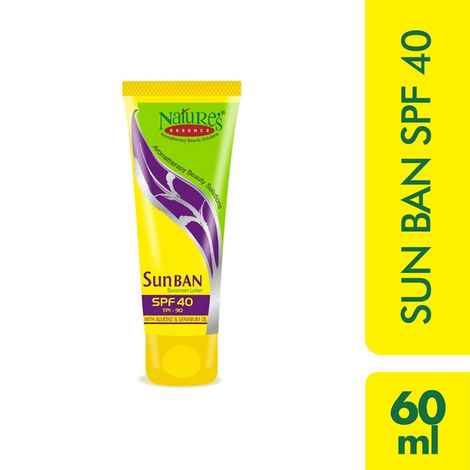 Buy Nature's Essence Sun Ban Lotion Spf 40, 60ml - Purplle