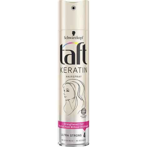Buy Schwarzkopf Taft Keratin Hair Spray Ultra Strong 4 (250 ml) - Purplle