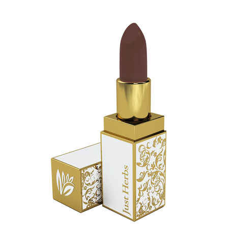 Buy Just Herbs Herb Enriched Ayurvedic Lipstick (Taupe, Shade no. 14) - Purplle