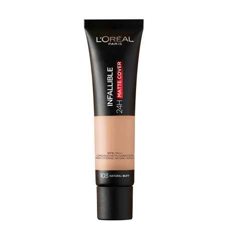 Buy L'Oreal Paris Infallible 24H Matte Cover FoundationAA  103 Natural Buff (30 ml) - Purplle
