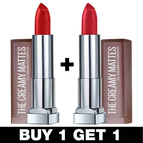 Buy Maybelline New York Creamy Matte Pack of 2 - Burgundy Blush & Mesmerizing Magenta - Purplle
