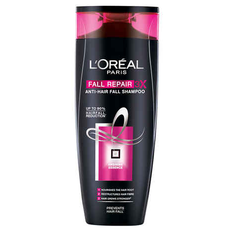 L'Oreal Paris Fall Resist 3X Anti-Hairfall Shampoo (360 ml + 36 ml)