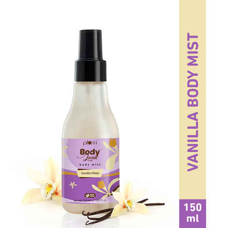 Buy Plum BodyLovin' Vanilla Vibes Body Mist | Long Lasting Vanilla Fragrance For Women With Warm & Cozy Vanila Scent | High On Fun | Travel-Friendly Perfume Body Spray 150 ml - Purplle