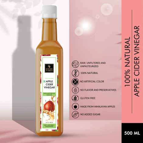 Buy Good Vibes Apple Cider Vinegar (500) ml - Purplle