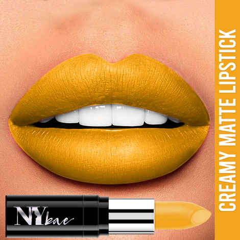 Buy NY Bae Lipstick  Creamy Matte  Yellow - Sexy Taxi 26 - Purplle