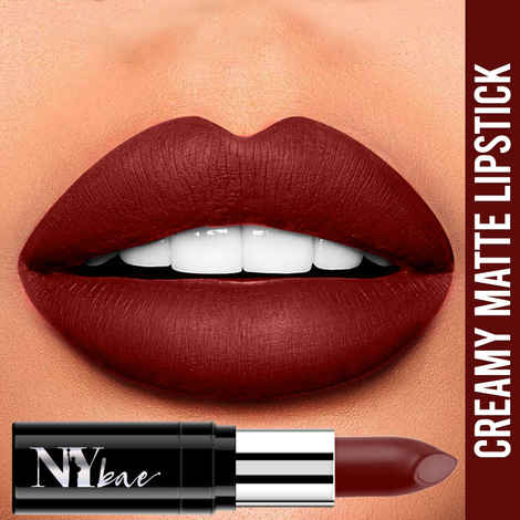 Buy NY Bae Lipstick  Creamy Matte  Red - Manhattan Maroon 7 - Purplle