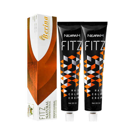 Buy Berina N2 Black Brown FITZ hair color cream Pack of 2 - Purplle