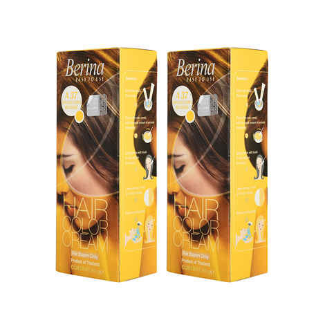 Buy Berina A37 Very Light Golden Blonde Hair Color Cream 60gm - Purplle
