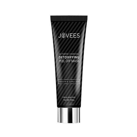 Buy Jovees Herbal Activated Charcoal Detoxifying Peel Off Mask With Bamboo Charcoal & Moringa Seeds | Fights Pollution & De-Tans Skin | For Men & Women | 100g - Purplle